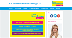 Desktop Screenshot of fdp-kirchheim-teck.de